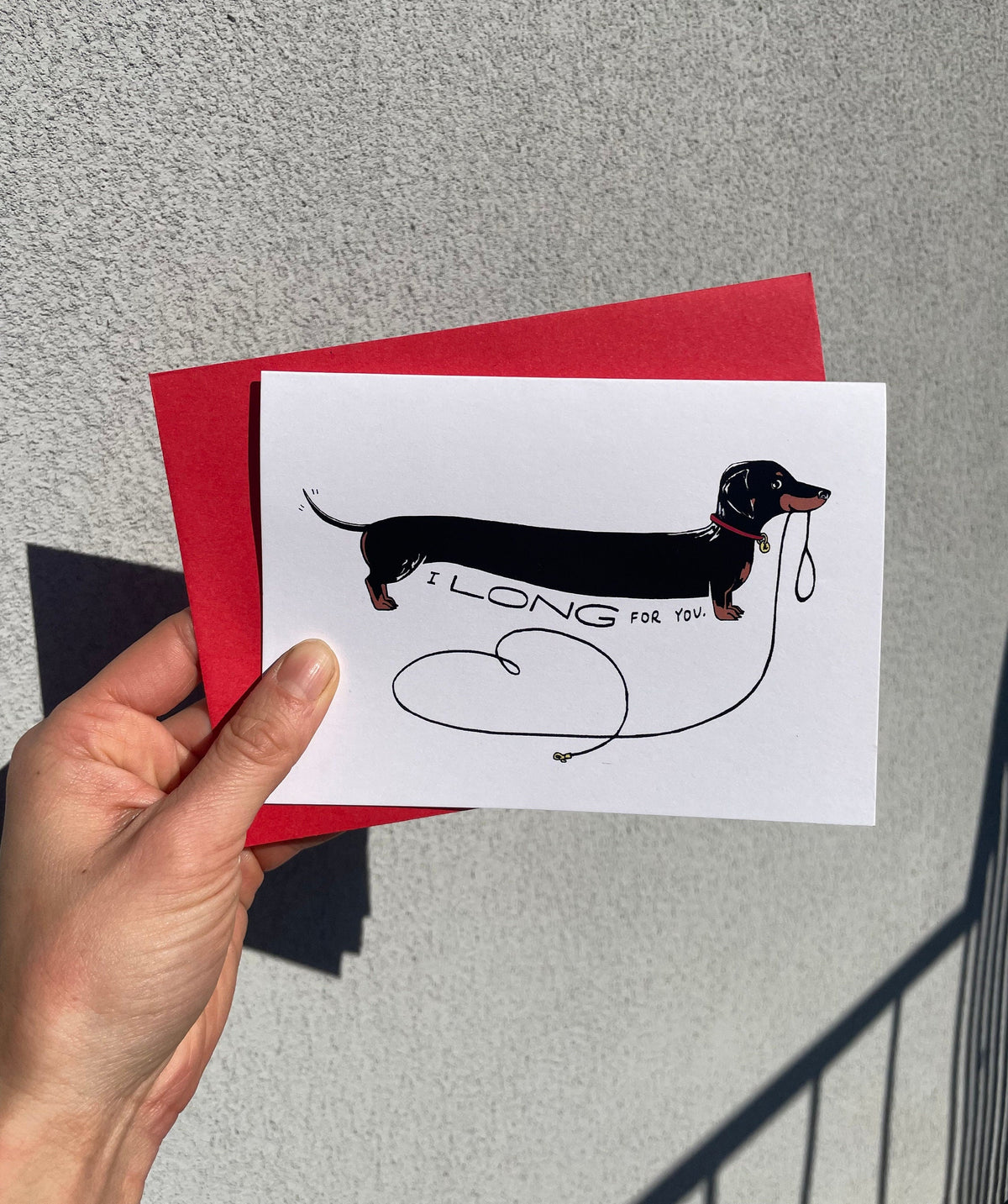 Dachshund Love Card