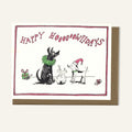 Happy Howlidays - Risograph Christmas Card