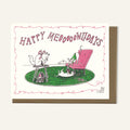 Meowlidays - Risograph Christmas Card